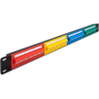 Delock 19″ Patch Panel 24 port Cat.5e 1U coloured