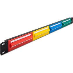 Delock 19″ Patch Panel 24 port Cat.5e 1U coloured