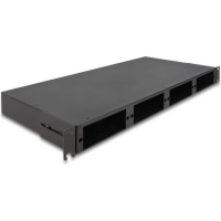 Delock 19″ Fiber Optic HD (High Density) Patch Panel 1U black