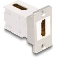 Delock Panel Mount Keystone Module HDMI female to female 90° angled 8K 60 Hz conical