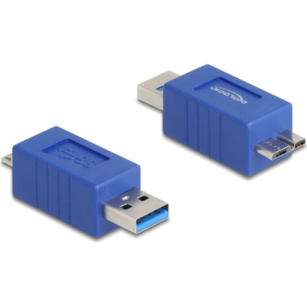 Delock USB 5 Gbps Adapter USB Type-A male to USB Micro-B male