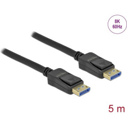 Delock DisplayPort cable 8K 60 Hz 40 Gbps 5 m