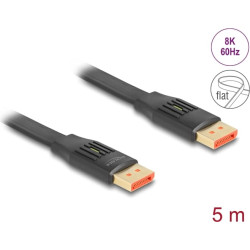Delock DisplayPort Flat Ribbon Cable 8K 60 Hz 5 m