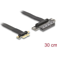 Delock Riser Card PCI Express 3.0 x1 male to x4 slot with cable 30 cm