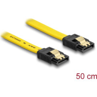 Delock SATA 6 Gb/s Cable 50 cm yellow