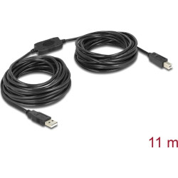 Delock Cable USB 2.0 Type-A male > USB 2.0 Type-B male 11 m