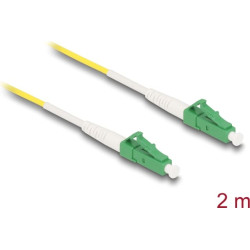 Delock Cable Optical Fibre LC-APC to LC-APC Simplex Singlemode OS2 2 m