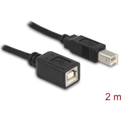 Delock Extension Cable USB 2.0 B male > B female 2 m