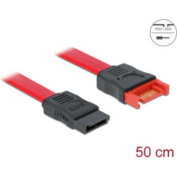 Delock SATA 6 Gb/s Extension Cable 50 cm red