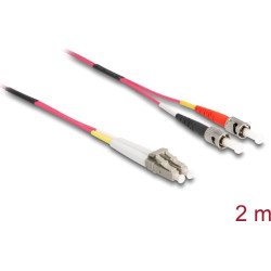 Delock Cable Optical Fiber LC  ST Multimode OM4 2 m
