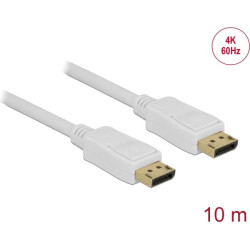 Delock Cable DisplayPort 1.2 male > DisplayPort male 4K 60 Hz 10 m