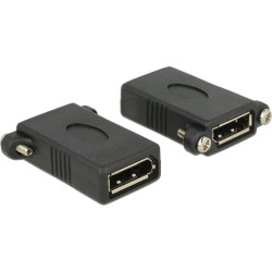 Delock Adapter Displayport 1.1 female - Displayport female panel-mount