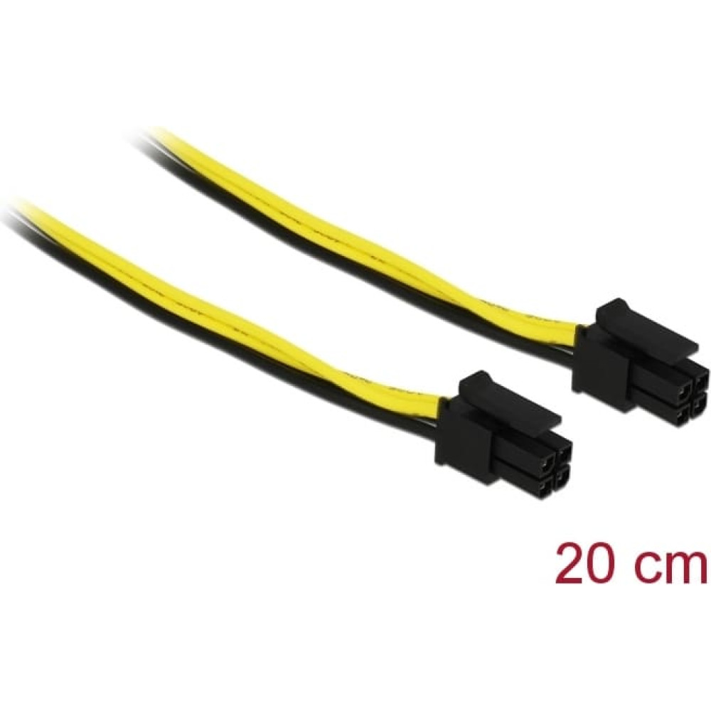 Delock Micro Fit 3.0 Cable 4 pin male > male 20 cm