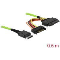 Delock Cable OCuLink PCIe SFF-8611 to U.2 SFF-8639 0.5 m
