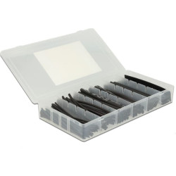 Delock Heat shrink tube box 100 pieces black