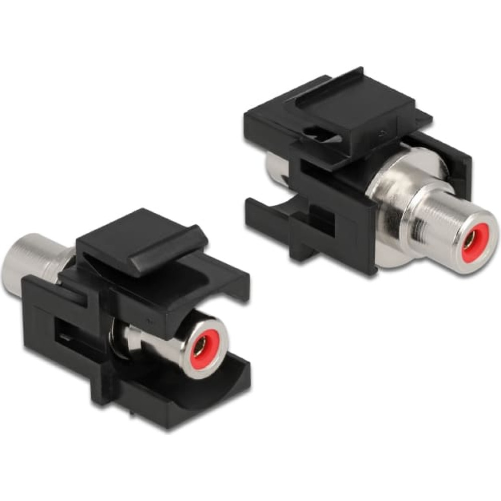 Delock Keystone Module RCA female > RCA female red / black