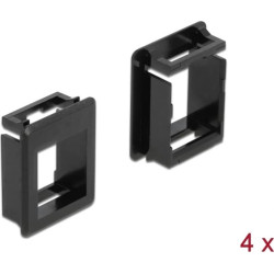 Delock Keystone Holder for cases 4 pieces black