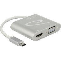 Delock USB Type-C™ Splitter (DP Alt Mode) > 1 x HDMI + 1 x VGA out