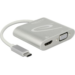 Delock USB Type-C™ Splitter (DP Alt Mode) > 1 x HDMI + 1 x VGA out