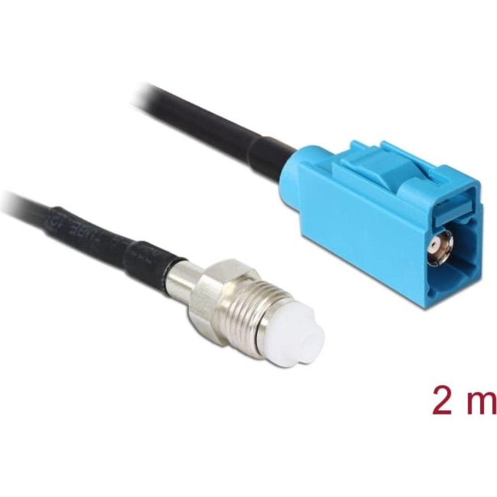Delock Antenna Cable FME Jack > FAKRA Z Jack RG-174 2 m