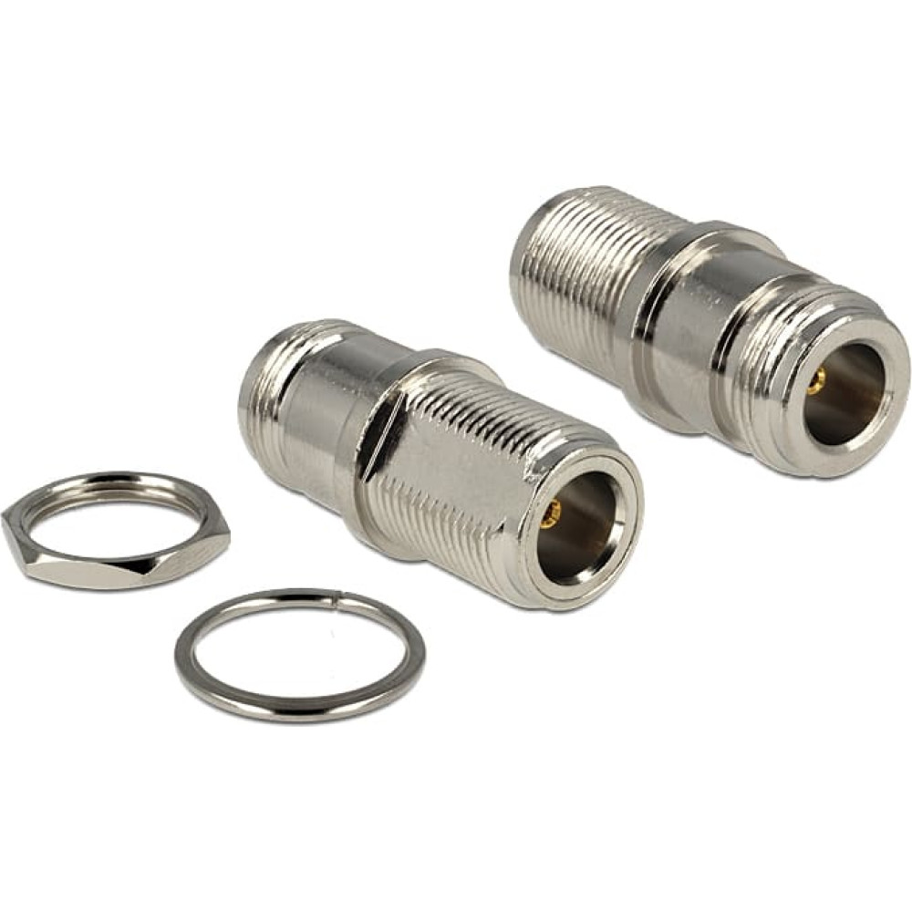 Delock Adapter N jack  N jack bulkhead