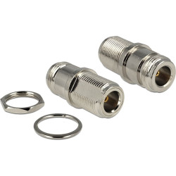 Delock Adapter N jack to N jack panel-mount