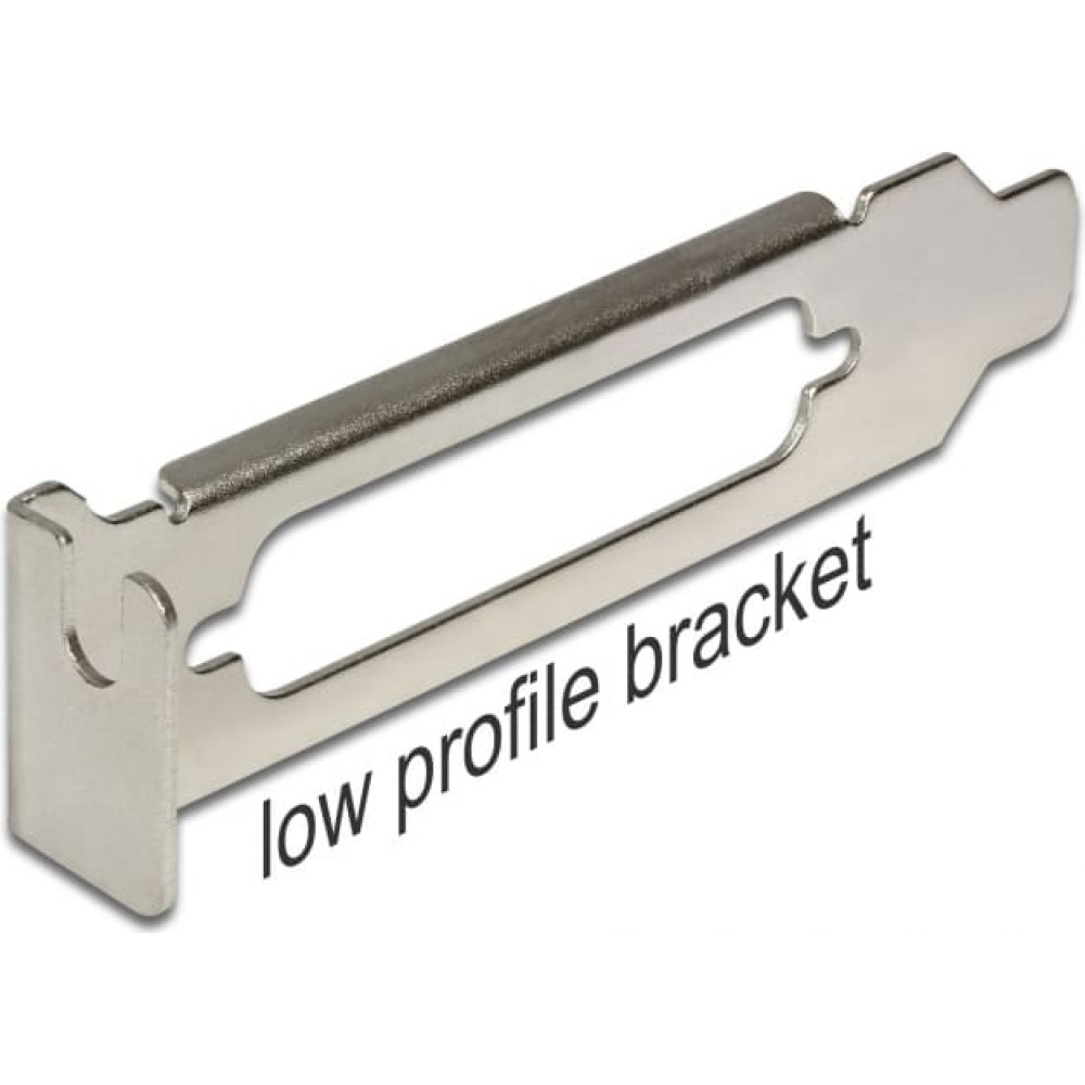 Delock Low Profile Slot Bracket with D-Sub 25 opening