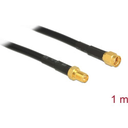 Delock Antenna Cable RP-SMA plug  RP-SMA jack CFD200 1 m low loss
