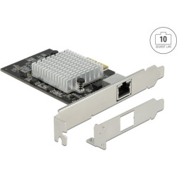 Delock PCI Express x2 Network Card 10 Gigabit LAN 1 x RJ45 AQC113