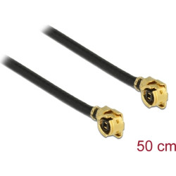 Delock Antenna Cable I-PEX Inc., MHF® I plug to I-PEX Inc., MHF® I plug 1.13 50 cm