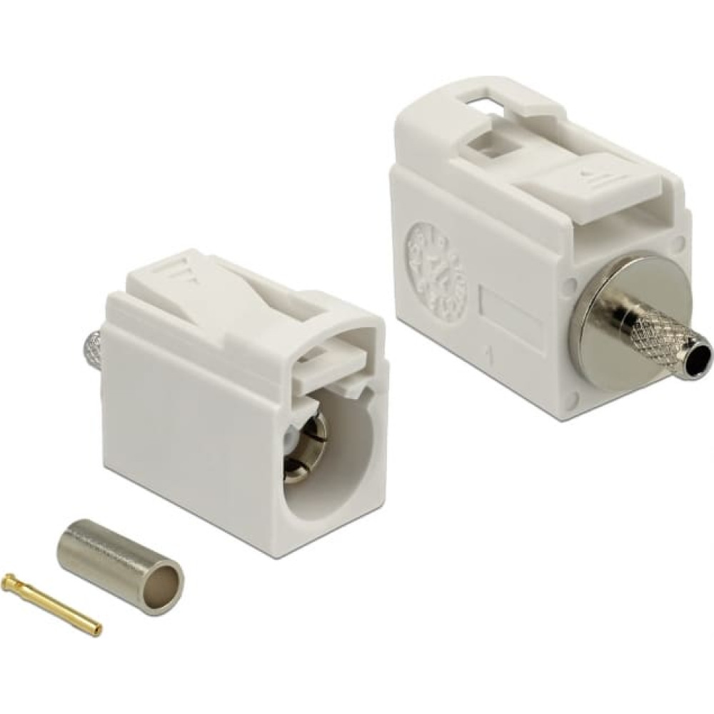 Delock FAKRA B jack 21 mm (short) for crimping