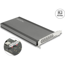 Delock PCI Express x16 Card to 2 x internal NVMe M.2 Key M
