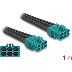 Delock Cable HDMTD Z six jack to HDMTD Z six jack 1 m