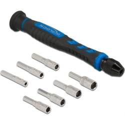 Delock Screwdriver Set 8 pieces external hexagonal hollow shaft 2.5 - 5.5 mm