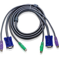 Aten 2L-5003P/C KVM PS/2 VGA Kabel, grau, 3 m