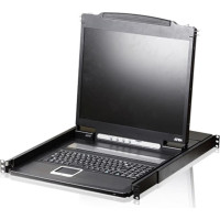 Aten CL1000N KVM-Konsole, 19" LCD, VGA, PS/2, CH-Layout