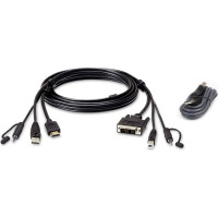 Aten 2L-7D02DHX2 USB HDMI auf DVI-D Secure KVM Kabel Set