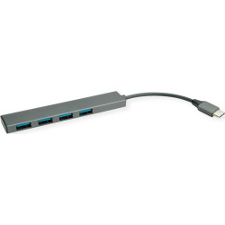 Roline USB 3.2 Gen 1 Hub, 4 Ports, Type C connection cable