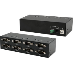 Exsys EX-13078HM USB 2.0 zu 8 x Seriell RS-232 Ports Metallgehäuse FTDI Chip-Set