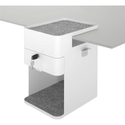 Dataflex Bento® desktop locker, 500, white
