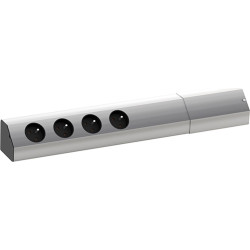 Bachmann CASIA 4x earthing contact, Stainless steel
