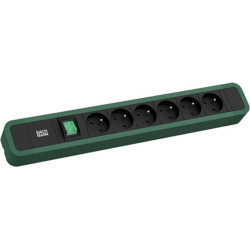Bachmann PRIMO 2 6xUTE 1xswitch 2.0m CEE7/7 RAL6028