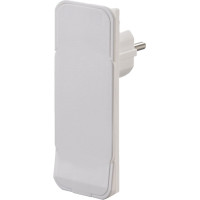 Bachmann Flat Plug CEE7/7 white, can be reconnected, without cable