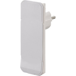 Bachmann Flat Plug CEE7/7 white, can be reconnected, without cable