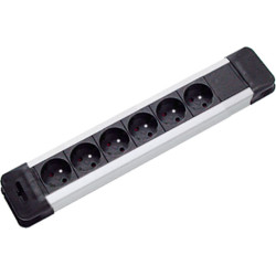 Bachmann Steckdosenleiste Connectus, 6x 2P+T, UTE, 2 m