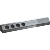 Bachmann CASIA 4x earthing contact, Stainless steel