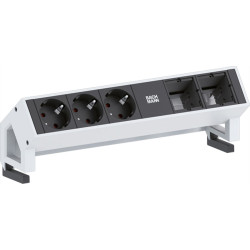 Bachmann DESK2 3x earthing contact 2x ABD GST18, white