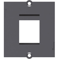 Bachmann custom module frame 1x Keystone, black