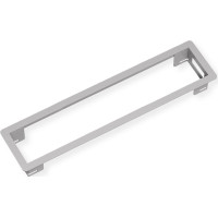 Bachmann POWER FRAME installation frame medium 4-gang, silver