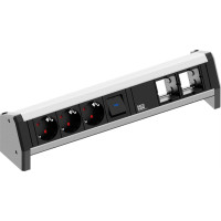 Bachmann DESK 1x switch 3x earthing contact 2x ABD GST18